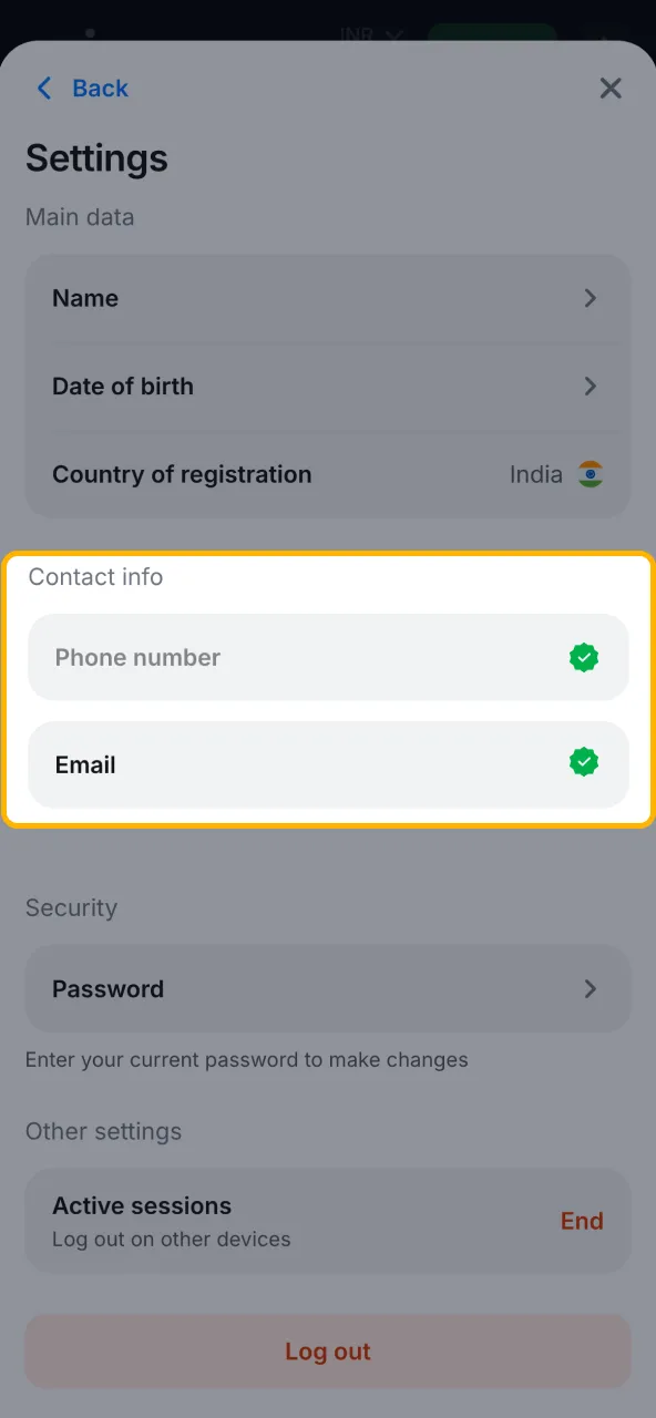 Complete 1win account verification with Aadhaar or PAN.