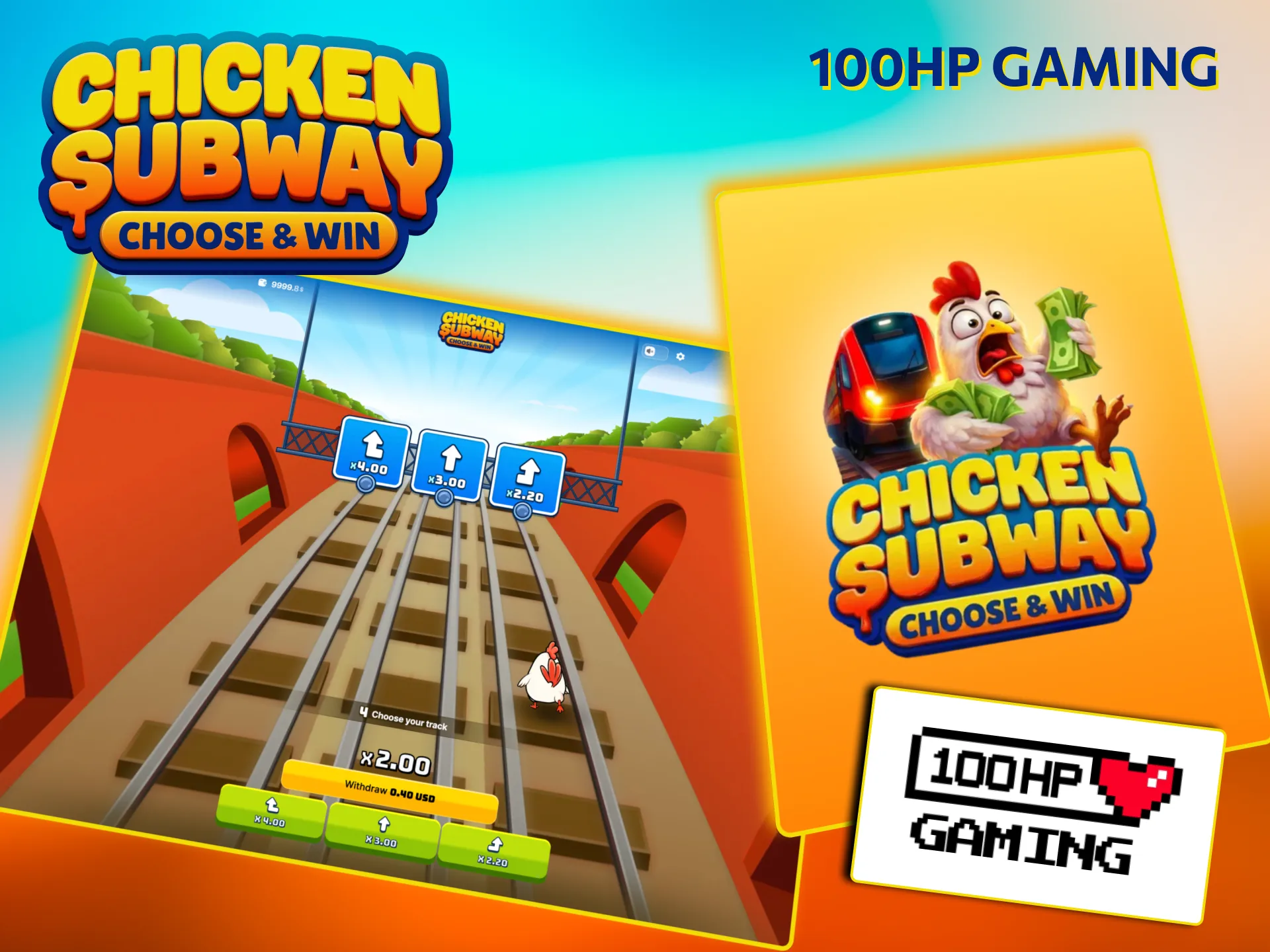 Mobile‑optimised Chicken Subway by 100HP Gaming.