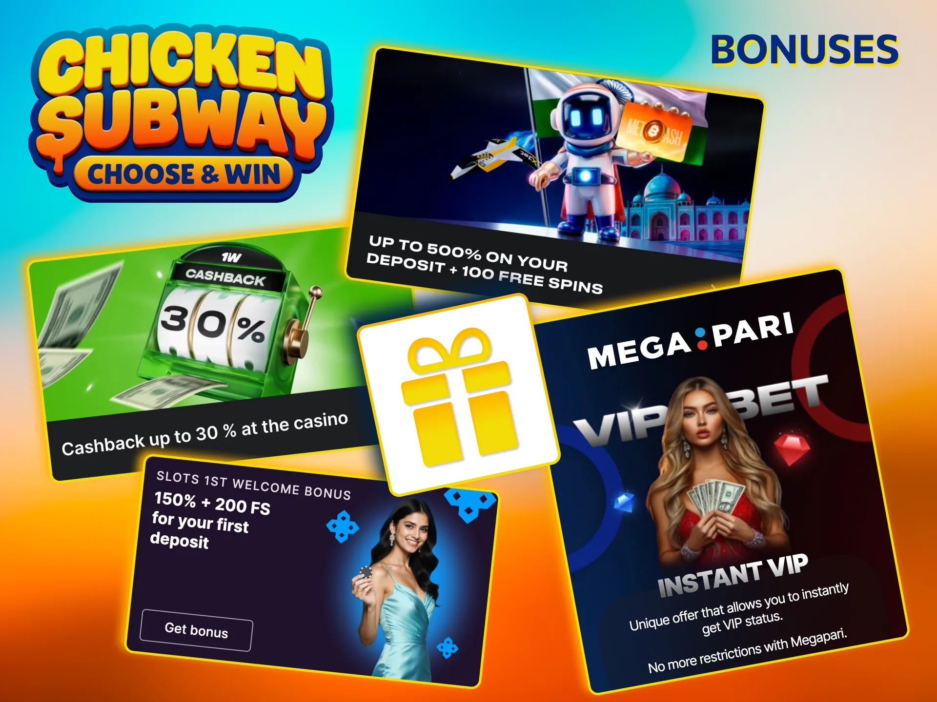 Chicken Subway welcome bonus in India.