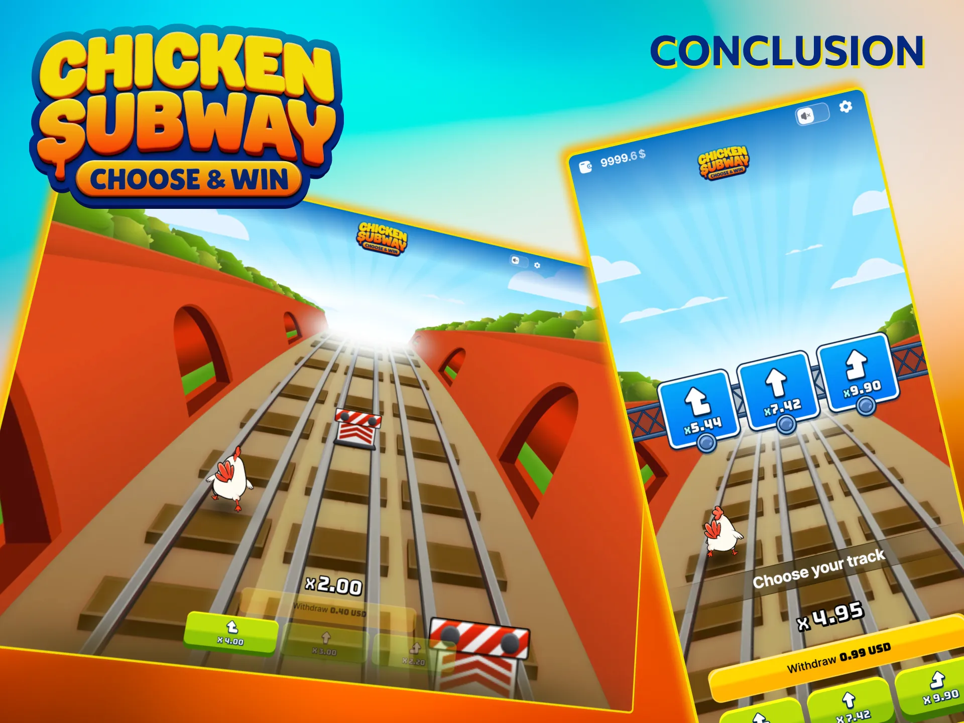 Learn conclusion on Chicken Subway India play/