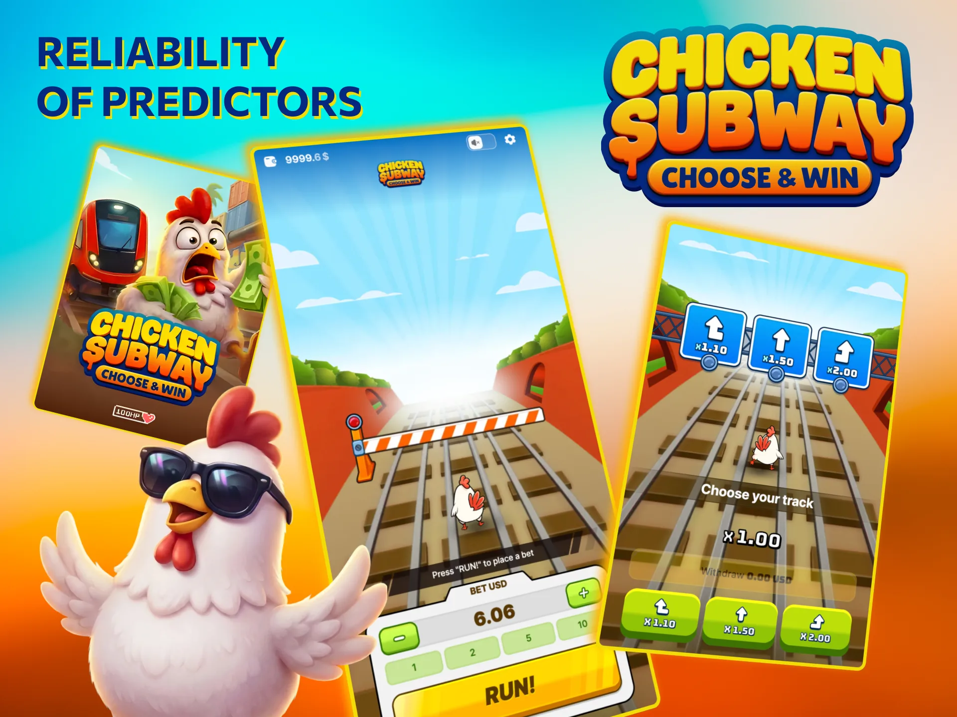 Reliability of Chicken Subway predictor tools.