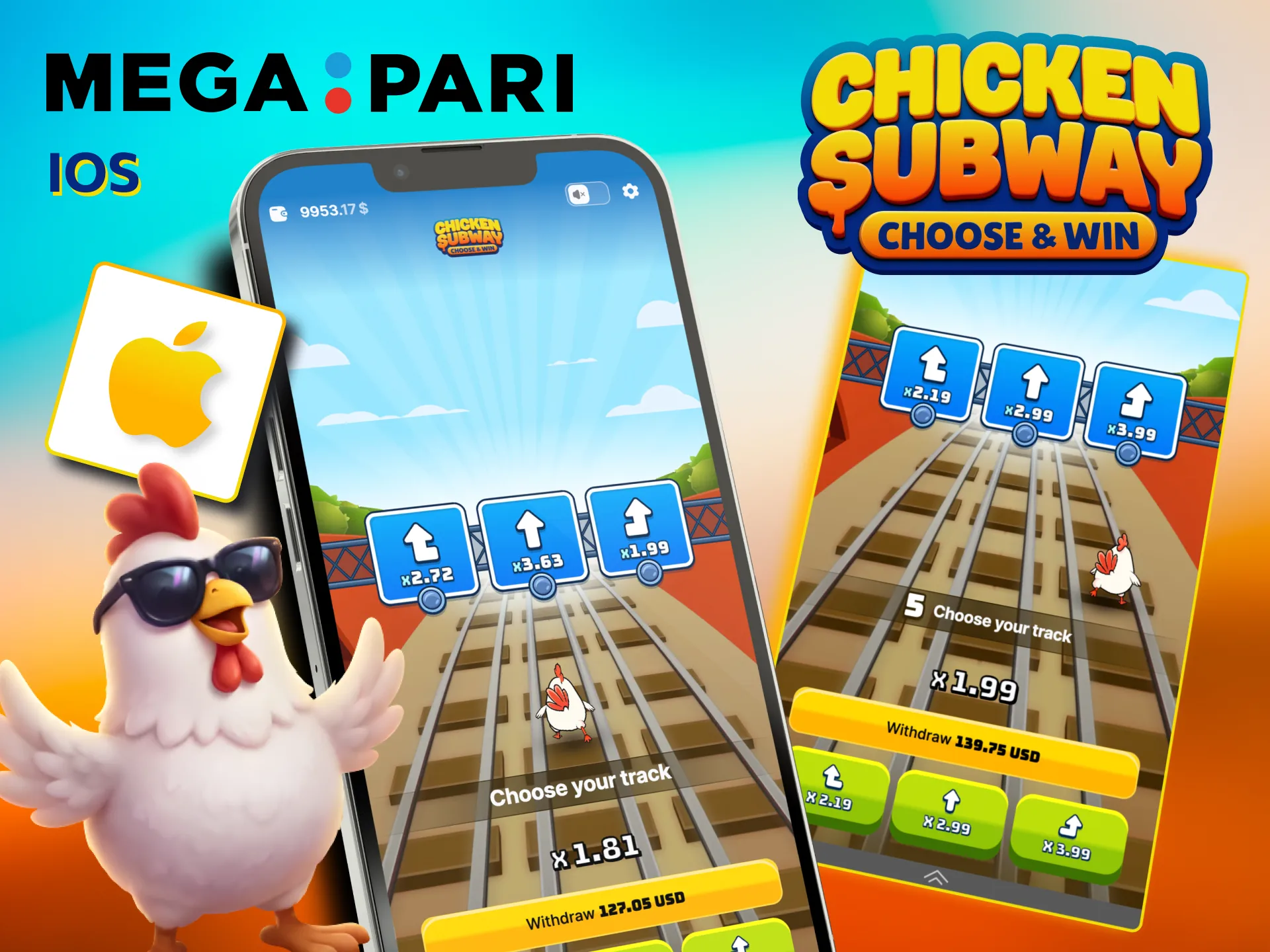 Add Megapari Chicken Subway web app to iPhone home screen.