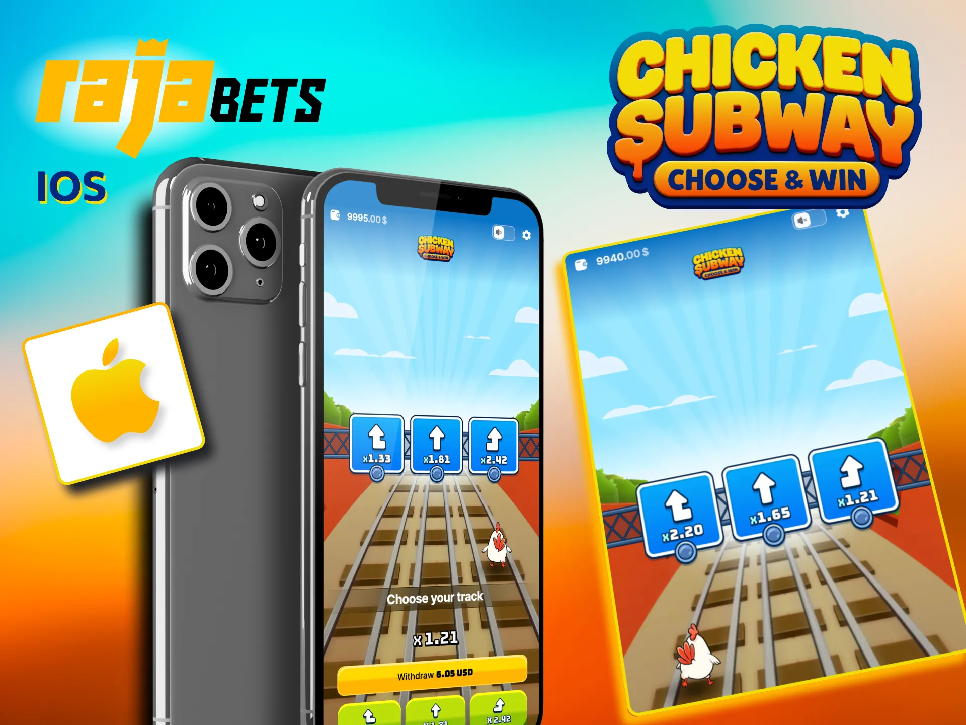 Create Rajabets Chicken Subway shortcut with Safari settings.